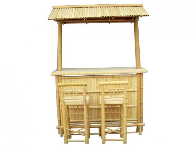 Τίκι Μπαρ Πάρτιο Εξωτερικό Μπαρ, Μπαμπού Σετ, Νήσο Τίκι Μπαρ με Παλάπα Πάνω και χώρο αποθήκευσης για κήπο Πάρτιο Λουάου Πάρτι Μπαζάρ 0