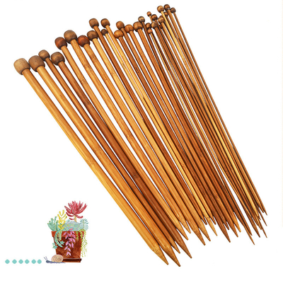 12pcs κυκλικοί πλέκοντας γάντζοι τσιγγελακιών μπαμπού βελόνων μπαμπού καθορισμένοι