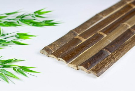 Βιοδιασπάσιμο φυσικό μισό Slats μπαμπού Πολωνών μπαμπού μέγεθος που προσαρμόζεται για τη διακόσμηση