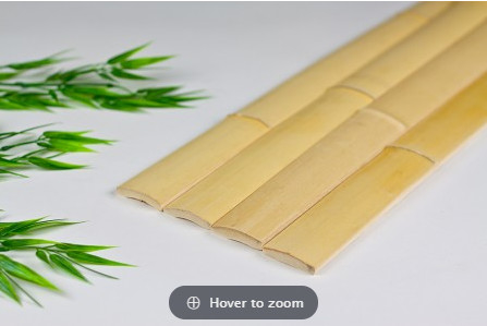 Φυσικό μπαμπού Πολωνοί 150cm μήκος 3cm Tonkin στερεοί κάλαμοι μπαμπού διαμέτρων