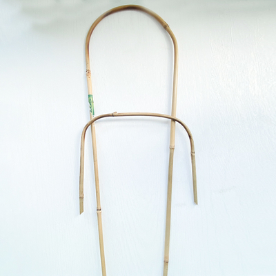 100% πάσσαλοι 6m μπαμπού πρώτης ύλης Trellis Handcrafted στεφανών μορφής του U λουλούδι υποστήριξης