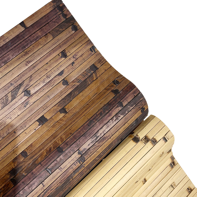Βιοδιασπάσιμο φυσικό μισό Slats μπαμπού Πολωνών μπαμπού μέγεθος που προσαρμόζεται για τη διακόσμηση