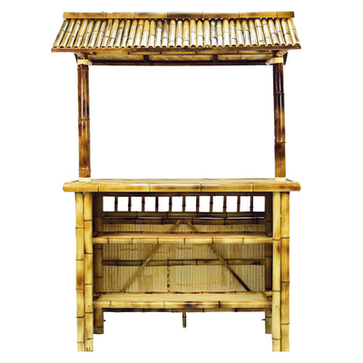 ο φραγμός πάγκων μπαμπού φραγμών 220x160cm Tiki με την αδιάβροχη στέγη προεδρεύει υπαίθριου