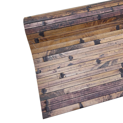 Slats μπαμπού Wallcovering φυσικό μπαμπού που ξυλεπενδύει για το εγχώριο εστιατόριο
