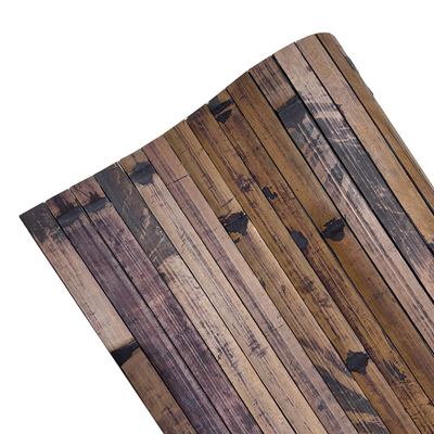 Slats μπαμπού Wallcovering φυσικό μπαμπού που ξυλεπενδύει για το εγχώριο εστιατόριο