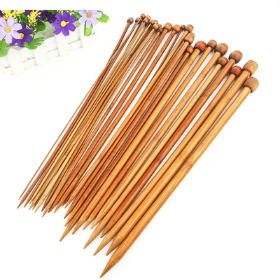 12Pcs καθορισμένο ελαφρύ ενιαίο δειγμένο πλέξιμο βελόνων πλεξίματος μπαμπού κυκλικό για το χειροποίητο πλέξιμο DIY