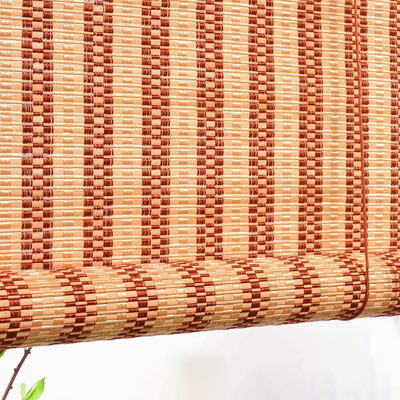Slat μπαμπού 1.5m 2m αδιάβροχος ρόλος επάνω υφαμένους ρωμαϊκούς τυφλούς μπαμπού ήλιων τυφλών στους απόδειξη