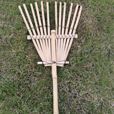 11 δόντι 145cm χειροποίητος Rustless βωλοκόπος τσουγκρανών κήπων τσουγκρανών μπαμπού