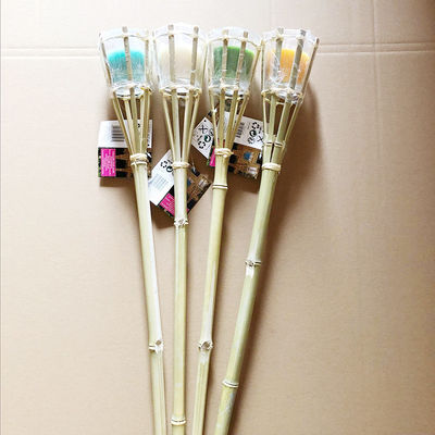 Περιβαλλοντικώς φιλικός φακός από μπαμπού για κήπο, φυσικό εξωτερικό φωτισμό