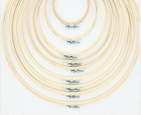 Βιώσιμος Στεφάνι χειροτεχνίας από μπαμπού, επαναχρησιμοποιούμενο πλαίσιο κεντήματος για τέχνη DIY