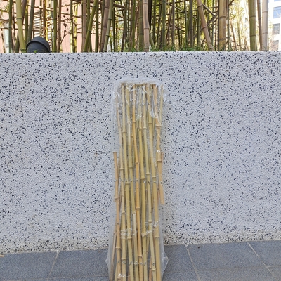 Expanding Bamboo Pole Fence , Natural Garden Privacy Screen Roll 6 Ft X 6 Ft