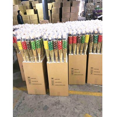 Φυσικός Δαυλός Μπαμπού για Υπαίθριο Camping, Διακόσμηση Κήπου, Χειροποίητος Φιλικός προς το Περιβάλλον Δαυλός Φωτιάς, Αδιάβροχος