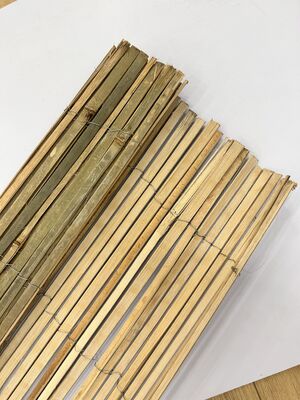 Ανθεκτικός διαχωρισμός φράχτης μπαμπού Slat Privacy Screen Roll για εξωτερικό τοπίο και διακόσμηση αυλής